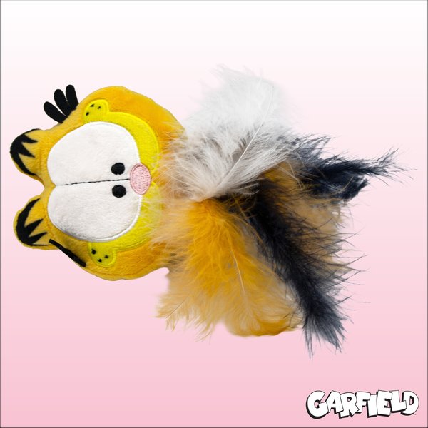 Show full view: Garfield Rattle Ball Cat Plush Kicker Toy with Catnip slide 4 of 6