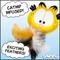Show in main carousel: Garfield Rattle Ball Cat Plush Kicker Toy with Catnip slide 3 of 7