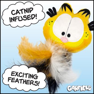 Show full view: Garfield Rattle Ball Cat Plush Kicker Toy with Catnip slide 3 of 7