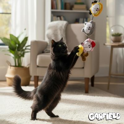 Show full view: Garfield Character Face Plush Cat Teaser Toy slide 3 of 6