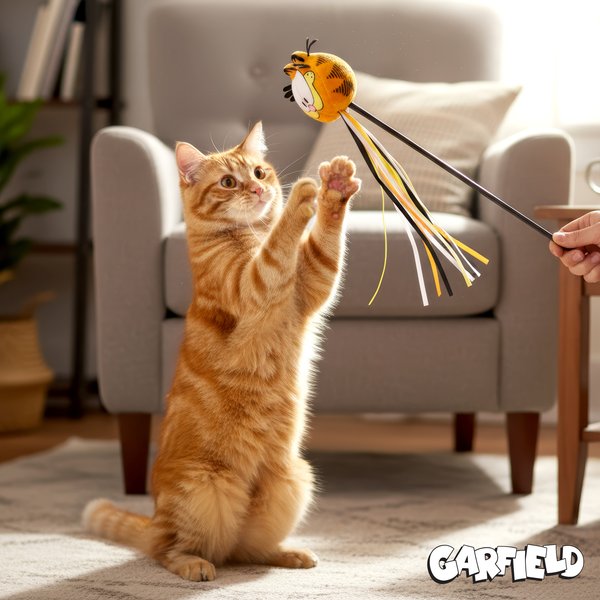 Show full view: Garfield Plush Cat Teaser Toy slide 3 of 6