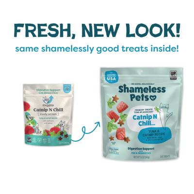 Show full view: Shameless Pets Catnip N Chill Tuna Crunchy Cat Treats, 12-oz bag slide 9 of 11