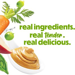 Purina Beneful Baked Delights Snackers with Apples, Carrots, Peas & Peanut Butter Dog Treats, 36-oz pouch