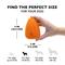 Show in main carousel: Chew King by Mammoth Premium Bacon Flavored Extremely Durable Natural Rubber Tough Treat Dog Chew Toy, Orange, Large slide 4 of 8