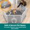 Show in main carousel: MyPet Indoor & Outdoor 6-Panel Petyard Dog Exercise Pen with Lockable Door & SecureMat, Light Grey slide 2 of 9