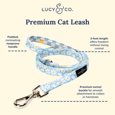 Show full view: Lucy & Co. Simply Splendid Cat Leash, Large slide 3 of 4