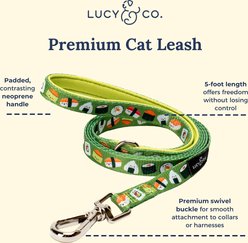 Lucy & Co. How I Roll Cat Leash, Large slide 2 of 3