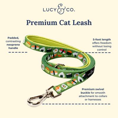 Show full view: Lucy & Co. How I Roll Cat Leash, Small slide 2 of 3