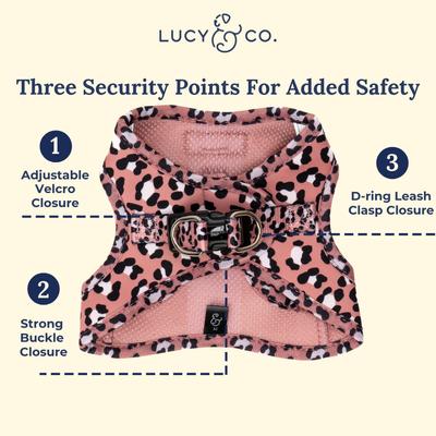 Show full view: Lucy & Co. Wild Side Step-in Cat Harness, Small slide 4 of 7