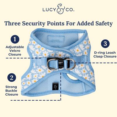 Show full view: Lucy & Co. Simply Splendid Step-in Cat Harness, X-Small slide 4 of 8
