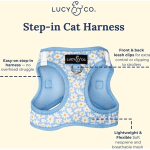 Lucy & Co. Simply Splendid Step-in Cat Harness, X-Small