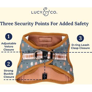 Lucy & Co. Take a Hike Step-in Cat Harness, Large