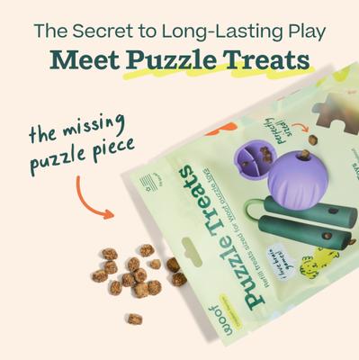 Show full view: Woof Air-Dried Puzzle Training Chicken Natural Dogs Chew Treats, 5-oz bag slide 4 of 9