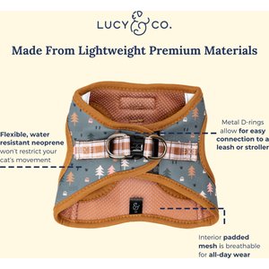Lucy & Co. Take a Hike Step-in Cat Harness, Large