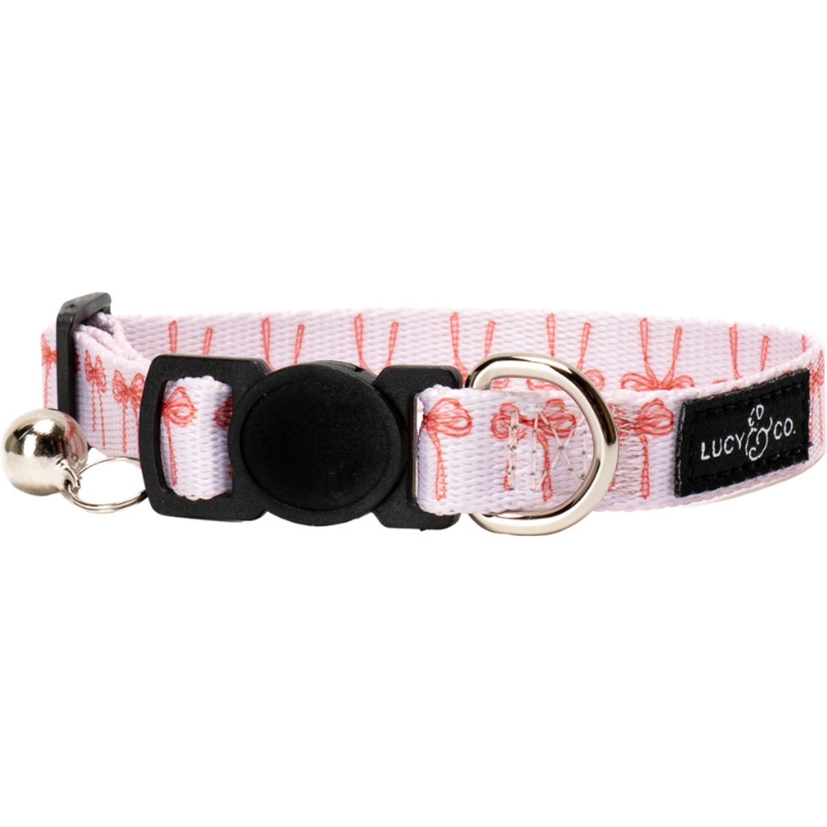 Lucy & Co. Take a Bow Breakaway Cat Collar, Small
