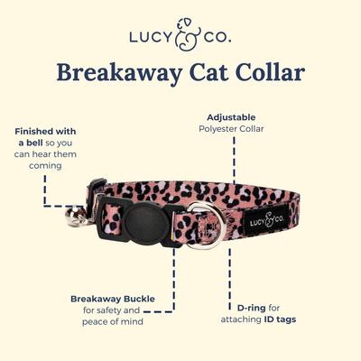 Show full view: Lucy & Co. Wild Side Breakaway Cat Collar, Small slide 2 of 3