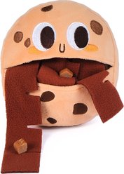 CHEWFFON Cookie Enrichment Crinkle Puzzle Dog Plush Toy, Brown