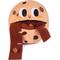 Show in main carousel: CHEWFFON Cookie Enrichment Crinkle Puzzle Dog Plush Toy, Brown slide 1 of 6