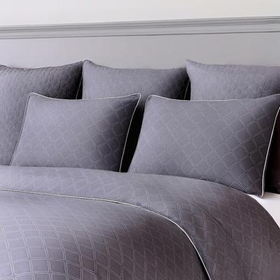 Show full view: BedVoyage Luxury 100% Viscose from Bamboo 3 Piece Set Duvet Cover with Shams, Geo, Queen slide 8 of 11