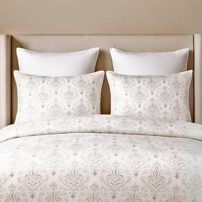 Show full view: BedVoyage Luxury 100% Viscose from Bamboo 3 Piece Set Duvet Cover with Shams, Damask, Queen slide 5 of 10