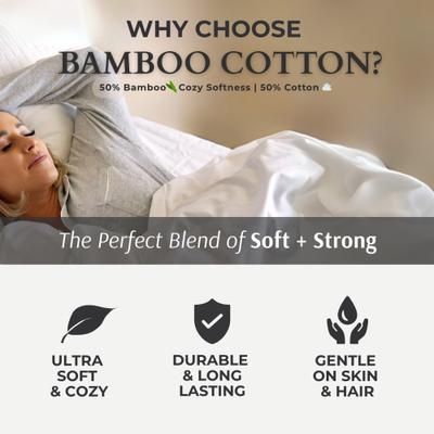 Show full view: BedVoyage Melange Viscose from Bamboo Cotton Duvet Cover, Snow, Queen slide 5 of 9