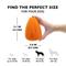 Show in main carousel: Chew King by Mammoth Premium Bacon Flavored Extremely Durable Natural Rubber Tough Treat Dog Chew Toy, Orange, X-Large slide 4 of 8
