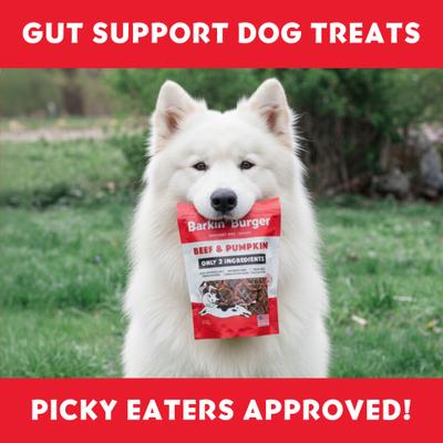 Show full view: Vitafur Barkin Burger Beef & Pumpkin Dog Treat, 4-oz bag slide 5 of 8