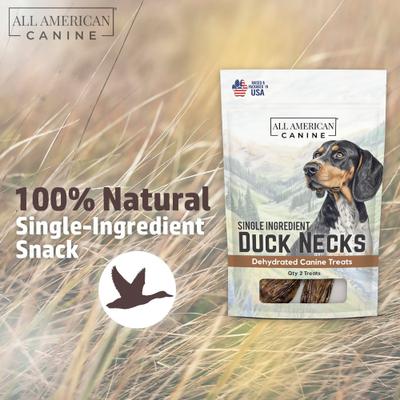 Show full view: All American Canine Duck Necks Dehydrated Dog Treats, 2 count slide 5 of 7