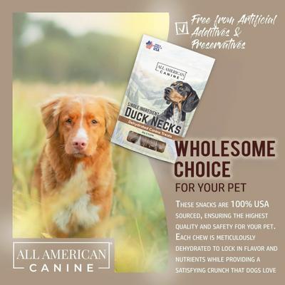 Show full view: All American Canine Duck Necks Dehydrated Dog Treats, 2 count slide 7 of 7