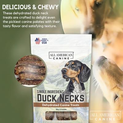 Show full view: All American Canine Duck Necks Dehydrated Dog Treats, 2 count slide 4 of 7