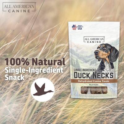 Show full view: All American Canine Duck Necks Dehydrated Dog Treats, 50 count slide 5 of 8