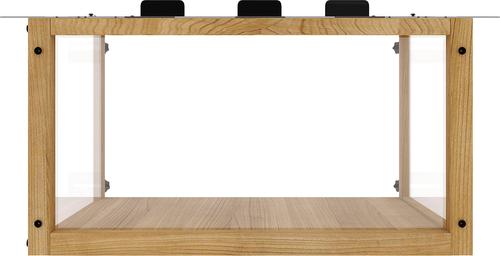 Show full view: Yafylly Catio Waterproof Cat Window Perch Catio, Cat Window Box with Bug-Resistant Mesh, Natural, Small slide 2 of 5