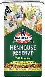 Kalmbach Feeds Henhouse Reserve All Natural with Crumbles Chicken & Duck Feed, 30-lb bag