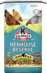 Kalmbach Feeds Henhouse Reserve Love Bug Edition Chicken & Duck Feed, 30-lb bag