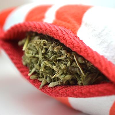 Show full view: Doggijuana Christmas Tuffer Chewer Candy Cane Tough Chew Dog Toy, Red/White, Medium slide 7 of 7