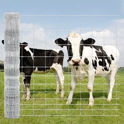 LIZEVINC Advanced Weave Galvanized Cattle Fence, 5 x 164-ft