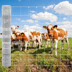 LIZEVINC Advanced Weave Galvanized Cattle Fence, 4 x 164-ft