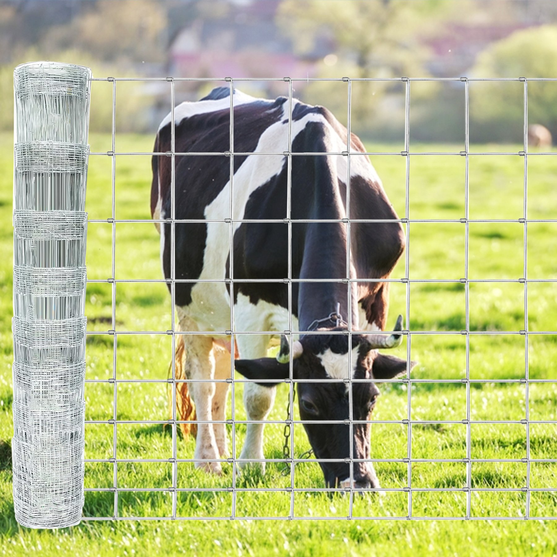 LIZEVINC 13-Gauge Heavy Zinc Coated Cattle Fence, 4 x 164-ft