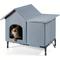 Show in main carousel: Kylinsure Polyester Outdoor Cat House, Grey, Large slide 1 of 8