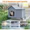 Show in main carousel: Kylinsure Polyester Outdoor Cat House, Grey, Large slide 2 of 8