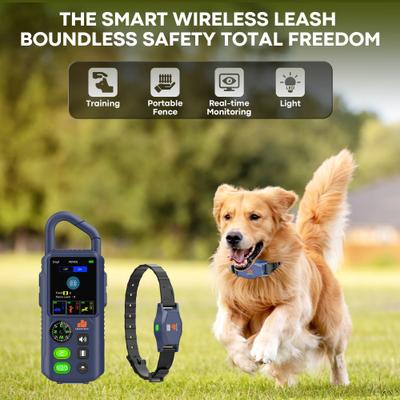 Show full view: GroovyPets 2-Dog Wireless Waterproof Dog Training Collar slide 4 of 10