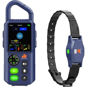 GroovyPets Wireless Dog Fence Waterproof Dog Training Collar
