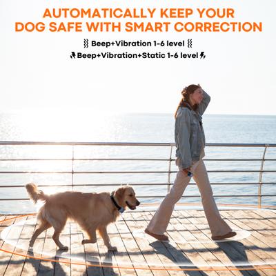 Show full view: GroovyPets 2-Dog Wireless Waterproof Dog Training Collar slide 6 of 10