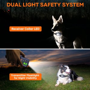 GroovyPets Wireless Dog Fence Waterproof Dog Training Collar