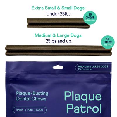 Show full view: Finn Plaque Patrol Dental Sticks Dog Treats, Small, 20 count slide 9 of 10
