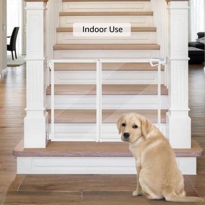 Show full view: Unipaws Extendable Transparent Dog Gate, White slide 8 of 8