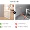 Show in main carousel: Unipaws Extendable Transparent Dog Gate, White slide 3 of 8