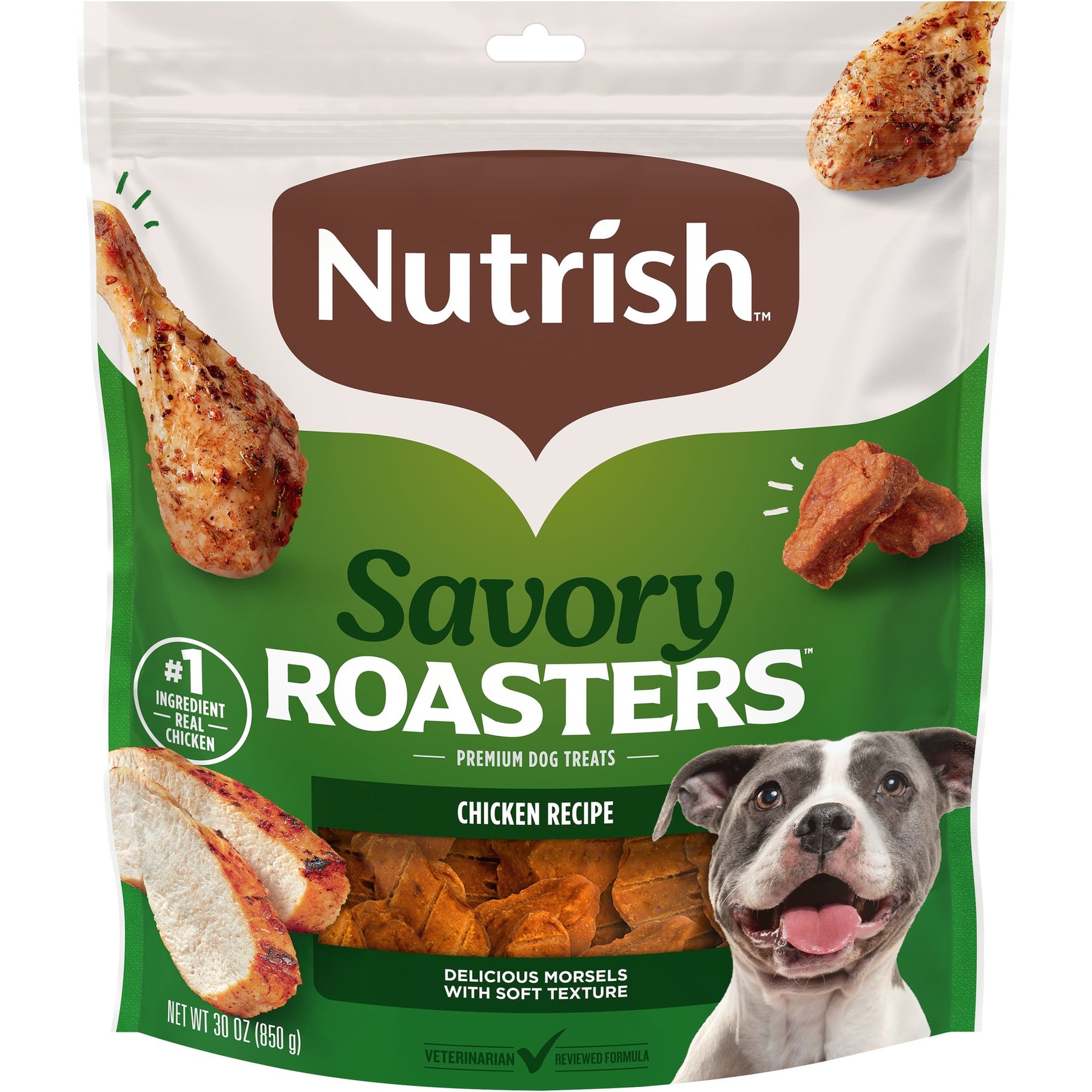 Rachael Ray Nutrish Savory Roasters Chicken Recipe Premium Dog Treats, 30-oz bag