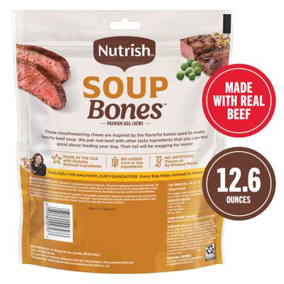 Show full view: Nutrish Soup Bones Premium Beef & Barley Flavor Dog Treats, 12.6-oz bag (Rachael Ray) slide 4 of 14