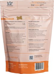 Treatibles Extra Strength Broad Spectrum Hemp Extract Canine Sweet Potato Flavored Hard Chewable Calming Supplement for Dogs, 10-mg, 45 count slide 2 of 2